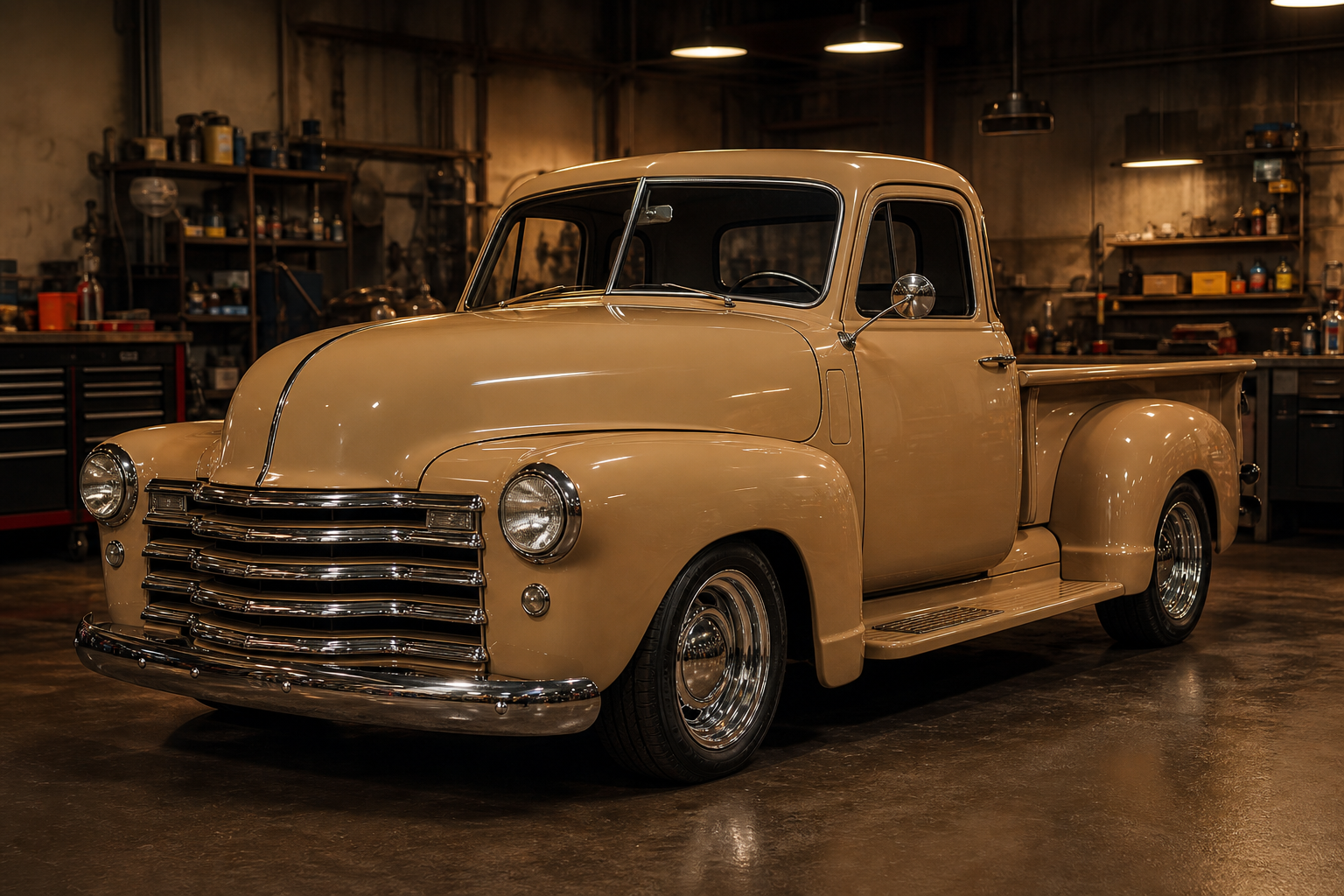 Restored 1952 Chevrolet 3100 pickup